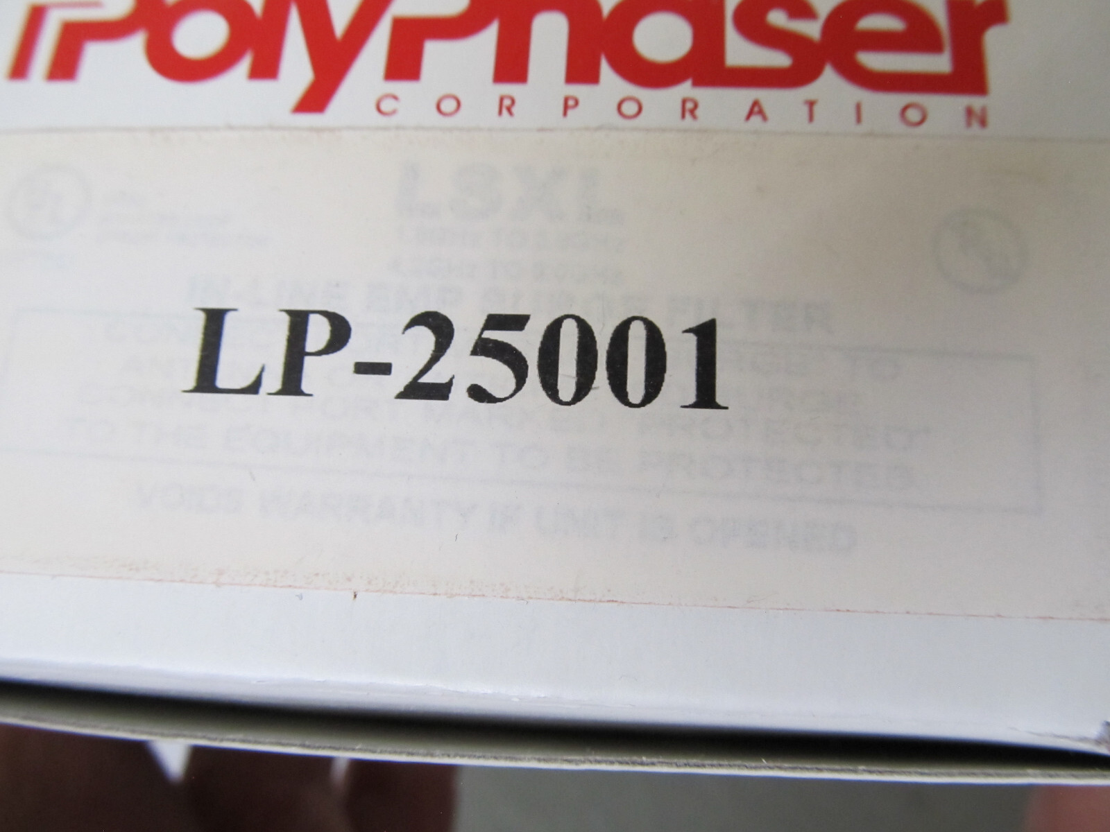 PolyPhaser LP-25001 LSXL MX Surge Filter / Protector N-Jack