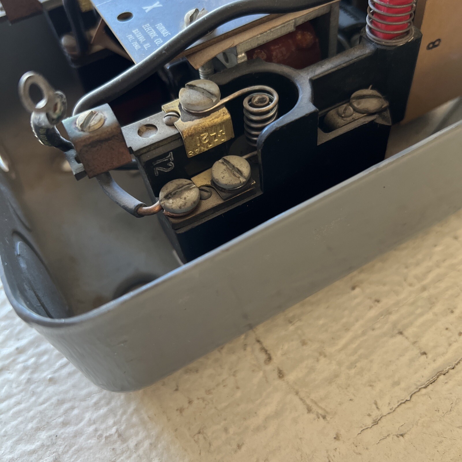 Vintage Motor Furnas Control Electrical Box furnas y5073 1/1 On eBay