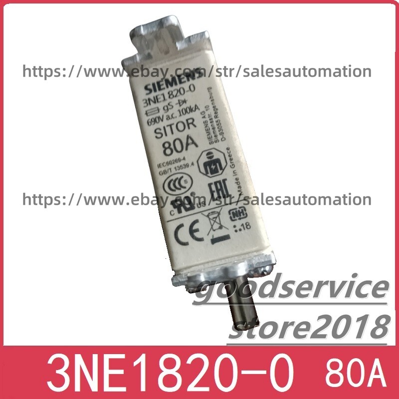 3PCS New SIEMENS 3NE1820-0 Fuse Link