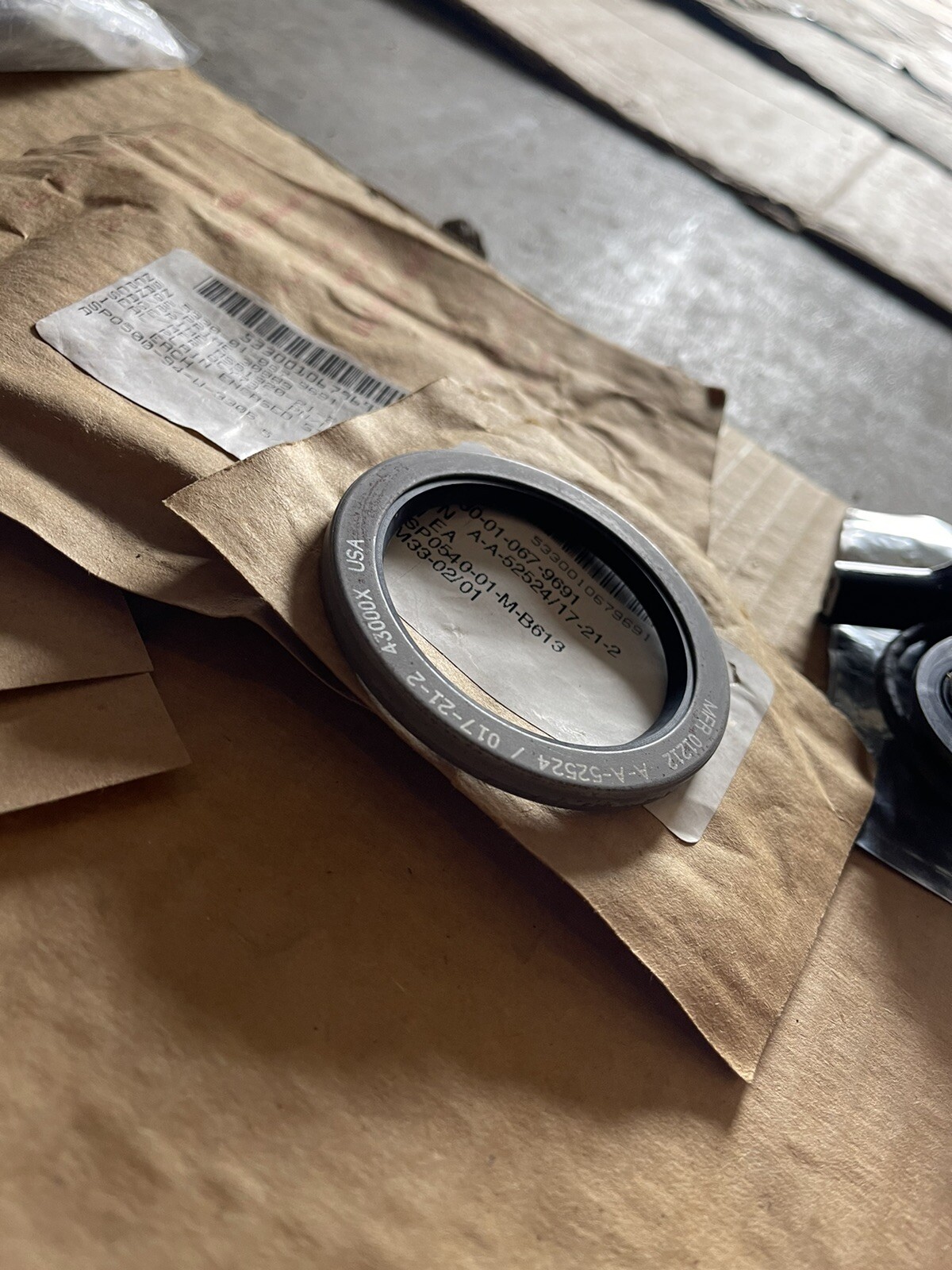 NOS Plain Seal AA52524/17A-21-2 MS51920-21-2 21101 5330-01-067-9691