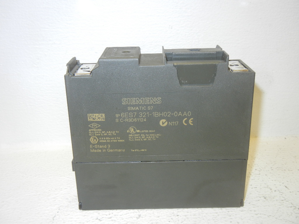 SIEMENS 6ES7 321-1BH02-0AA0 USED INPUT MODULE 6ES73211BH020AA0