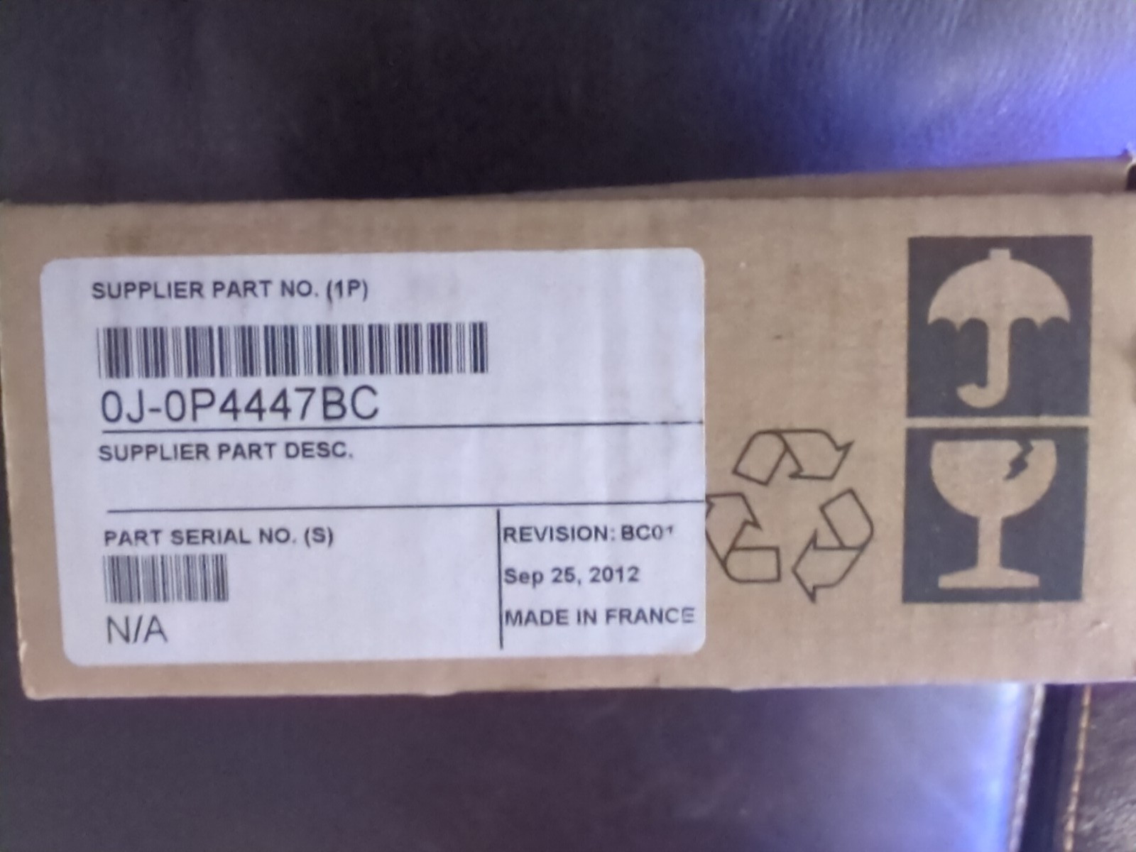 NEW OEM Schneider Electric ORIGINAL SPARE PART 0J-0P4447BC NEW MGE UPS SYSTEMS