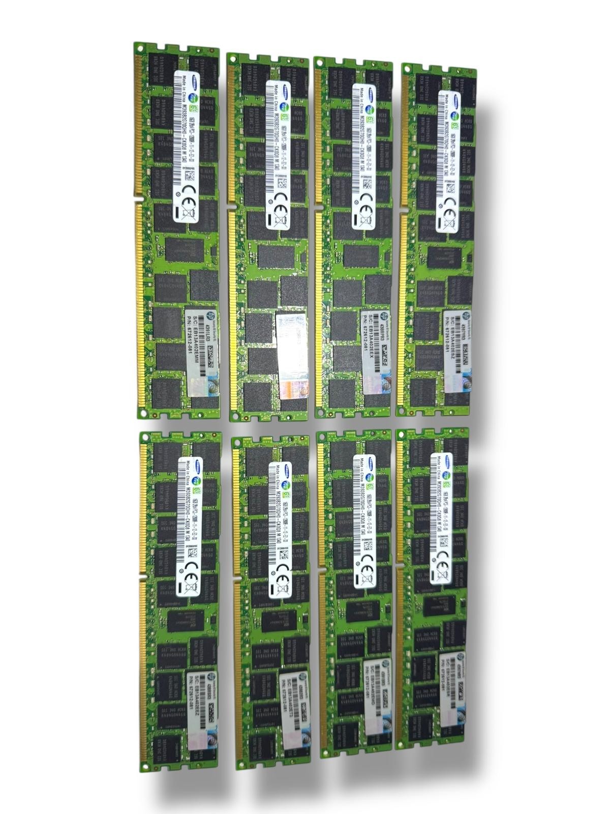 🟢samsung 16GB 2RX4 PC3-12800R-11-12-E2-D3 M393B2G70QH0-CK0Q8 M 1340 (Lot – 8ps)