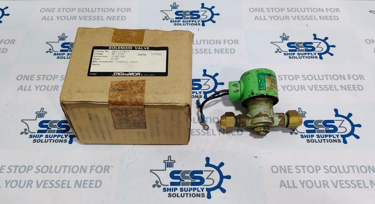 Saginomiya REV-703BXF Solenoid Valve AC100V 50/60Hz AC 110V 60Hz