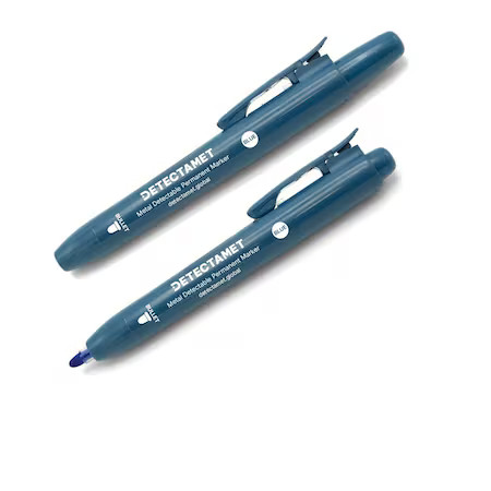 Detectamet 146-A05-P01-A07 Metal Detectable Permanent Marker, Blue Color