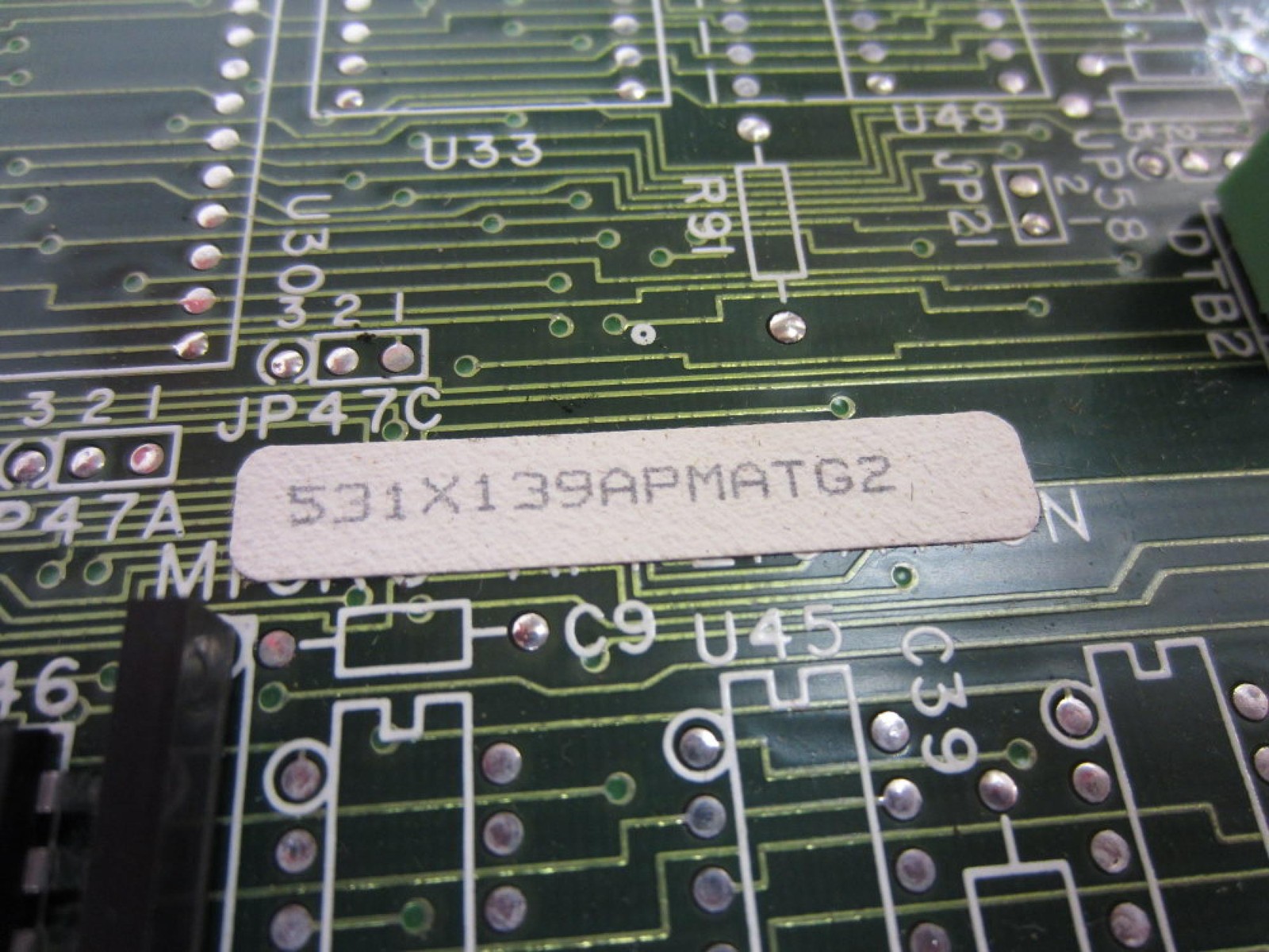 General Electric 531X139APMATG2 PC Board