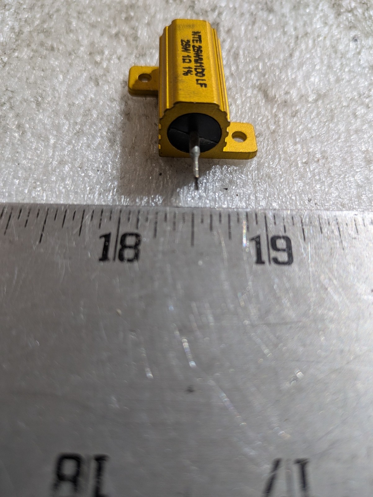 NTE 25WM1D0 1Ω 25W 1% Chassis Mount Power Wirewound Resistor Industrial Control