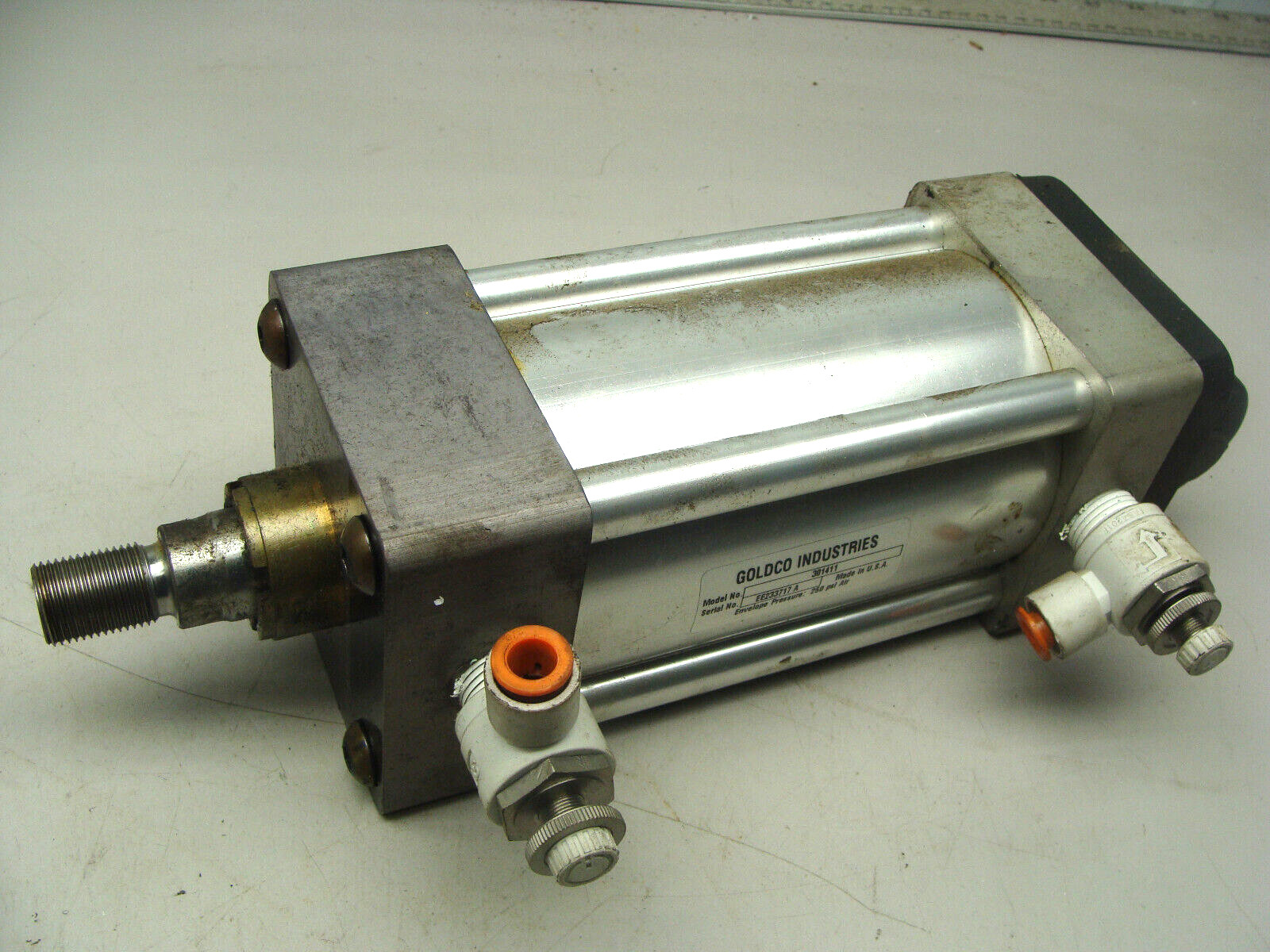 GOLDCO INDUSTRIES PNEUMATIC CYLINDER 301411 250PSI