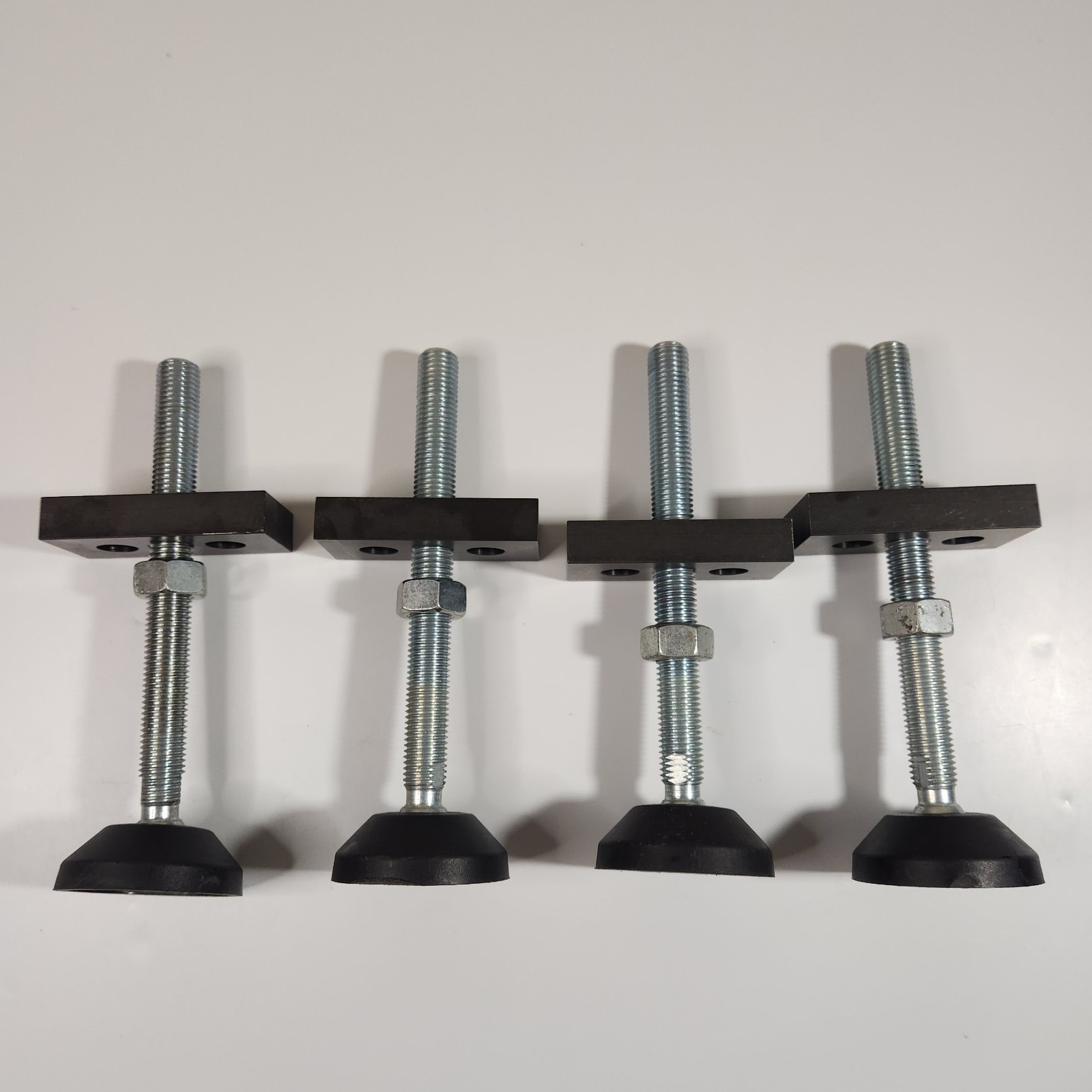 ValuGuide VG-50 Lot of (4) Adjustable Articulating Leveling Pads 7-3/4″ OA High