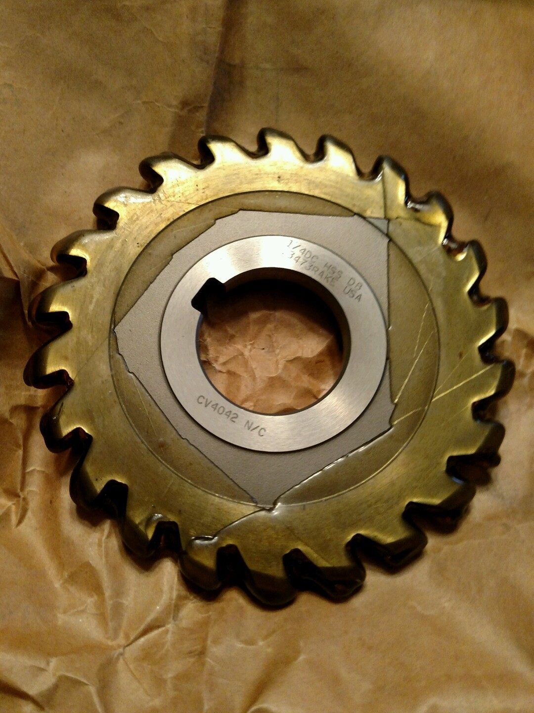 NIAGARA 13720 CONVEX CUTTER 4 X 1/4 X 1 1/4 CV4042 HSS UNC .3473 RAKE #59277