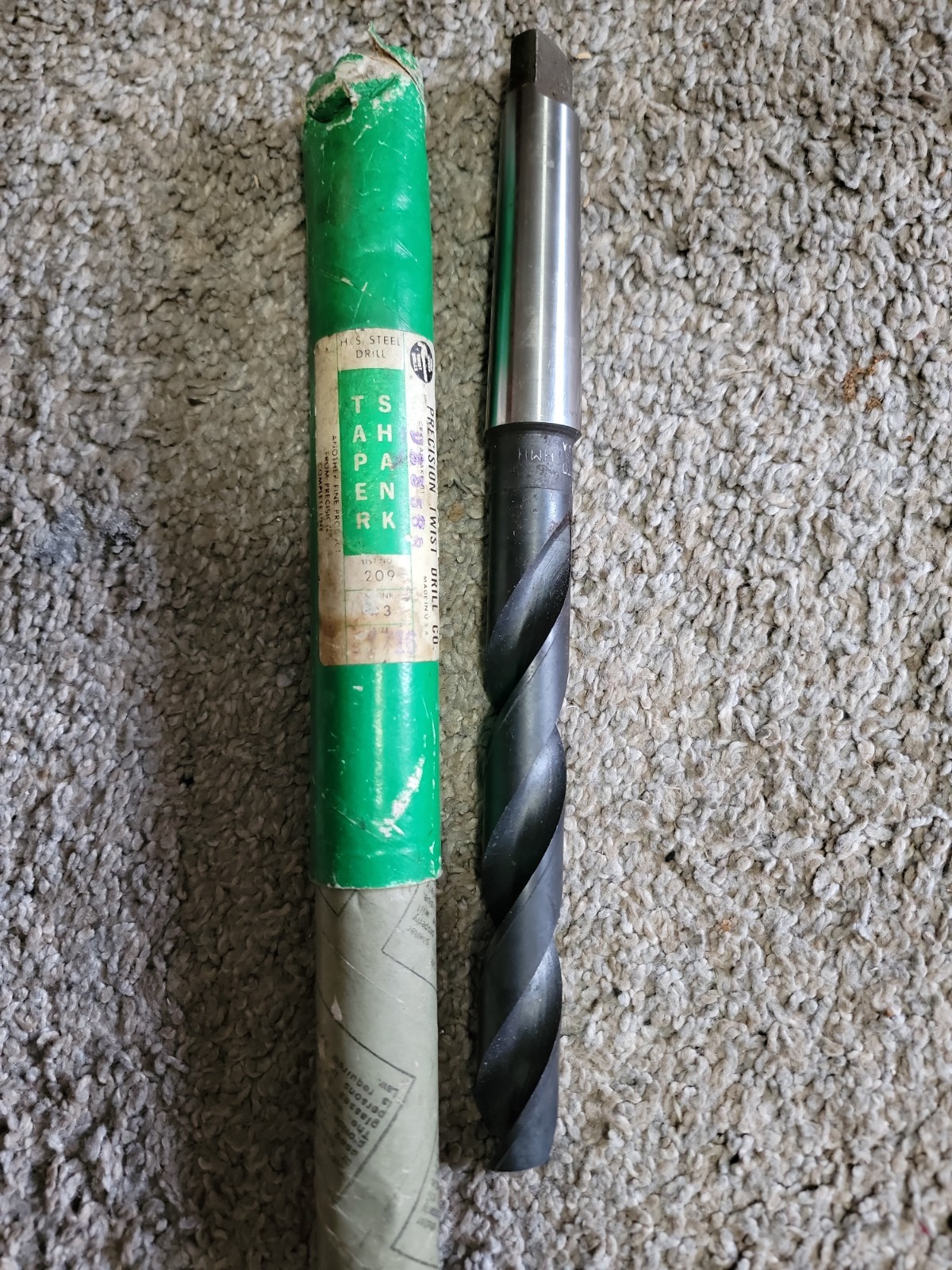 Precision Twist Drill 2202 Taper Shank Drill Bit 209