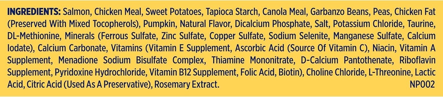 Nature’s Recipe All Life Stage Dog Food -Salmon, Sweet Potato & Pumpkin – 34 lb