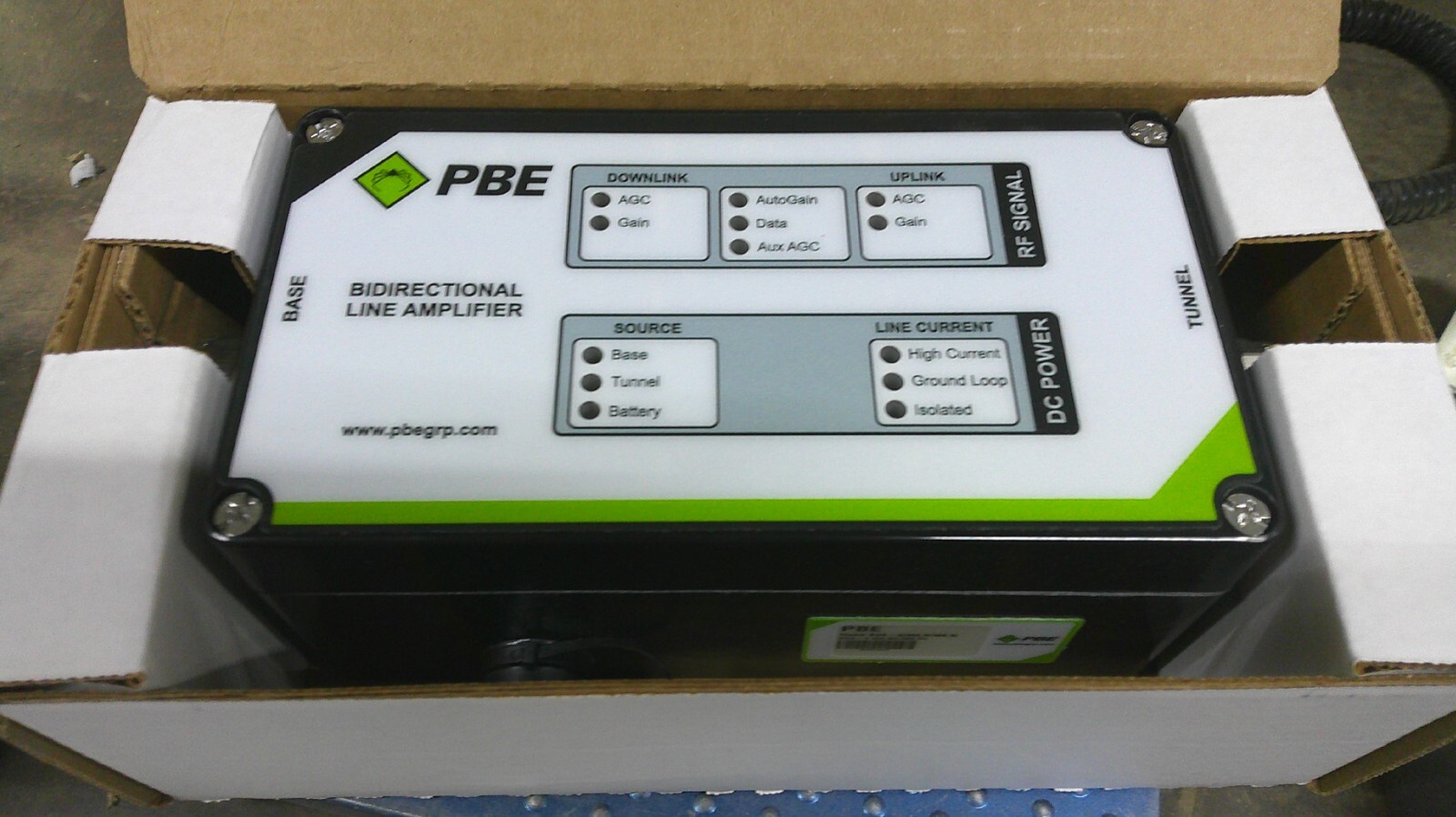 New PBE Axell Bidirectional Line Amplifier Model BDA-4(452.5/468.5)