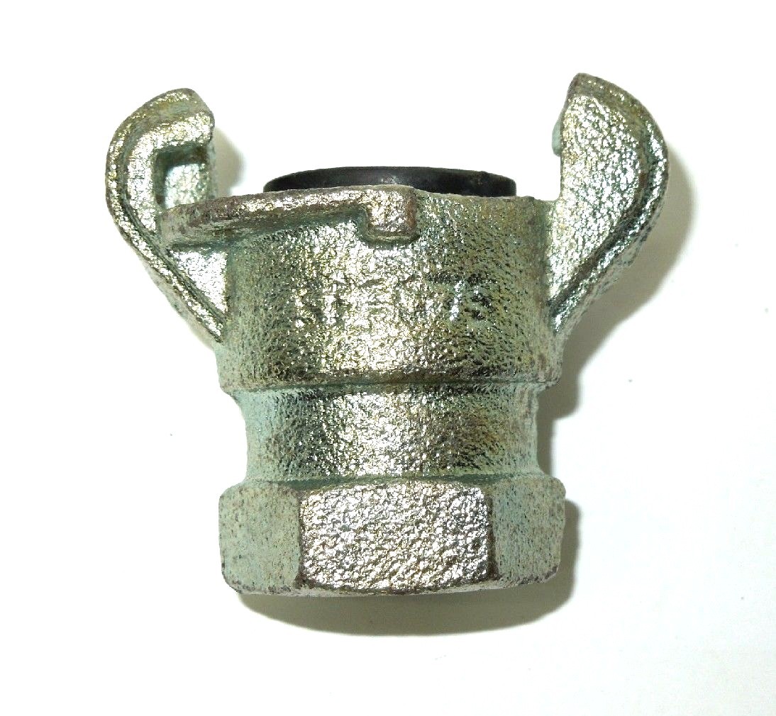 3/4″ Female NPT Universal Crowfoot Coupling Chicago Fitting Plated Iron SFF075