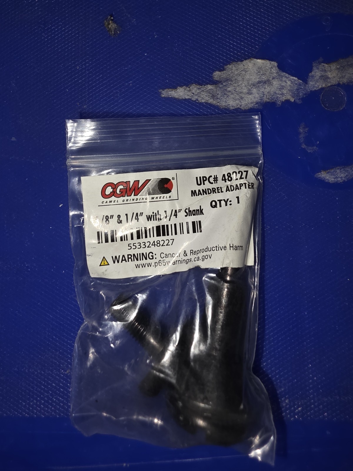 Cgw Abrasives 48227 Mandrel Adapter For Use With Cut-Off Wheel