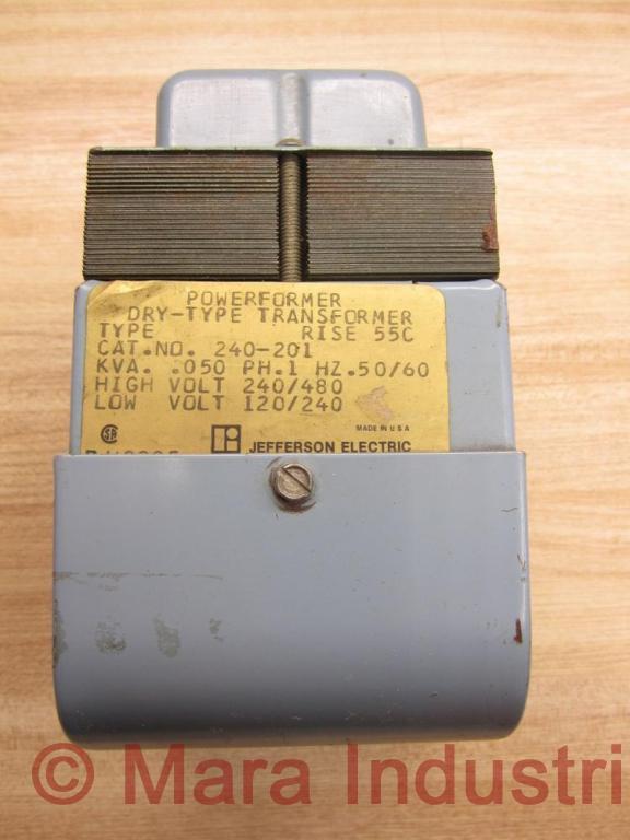 Jefferson Electric 240-201 Dry-Type Transformer 240-201-480