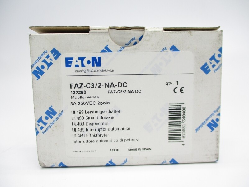 EATON FAZ-C3/2-NA-DC 250VDC 3A NSMP