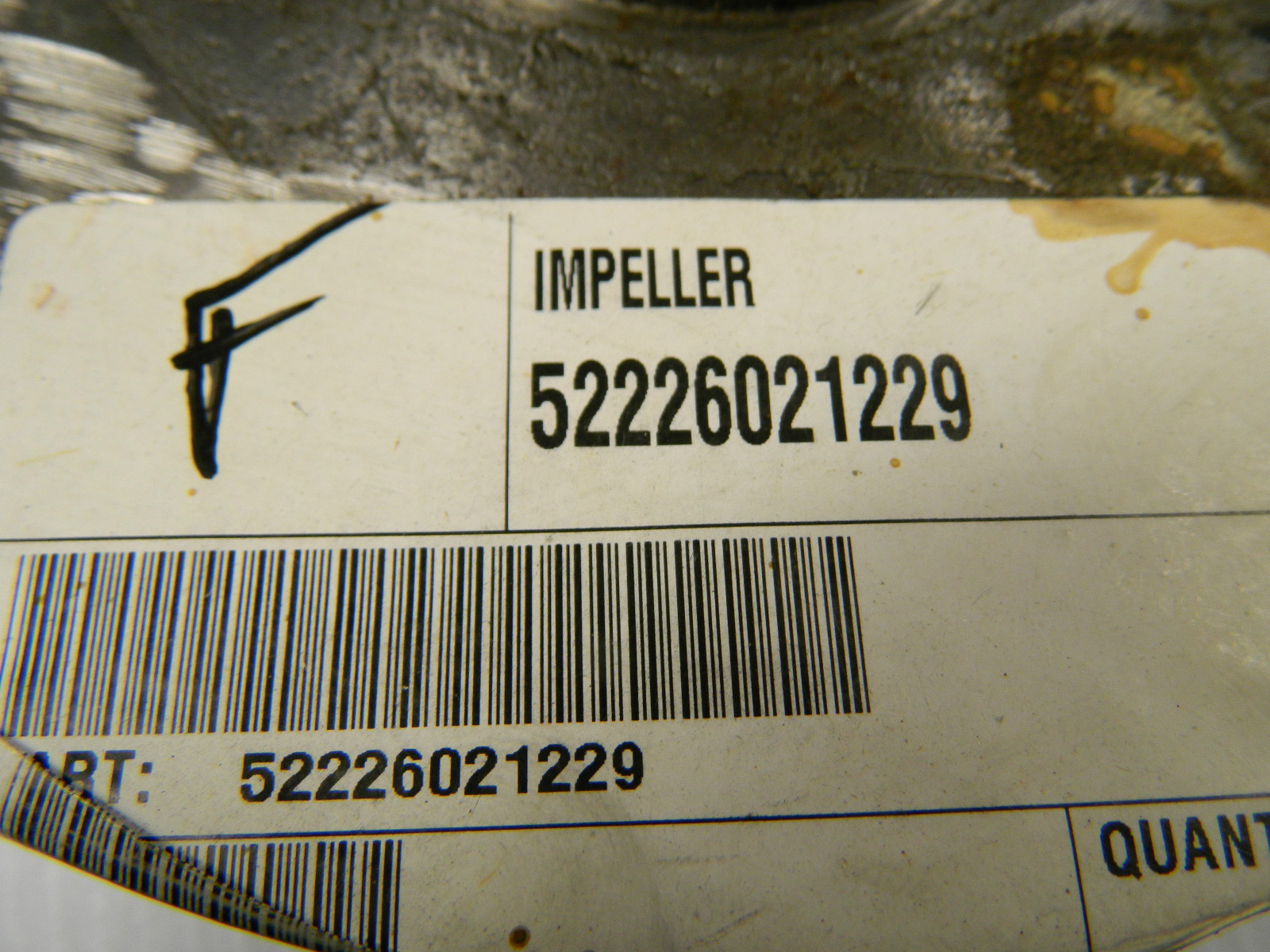 NEW ITT STEEL IMPELLER PMPTITT33003 AP0119 52-226-021-000
