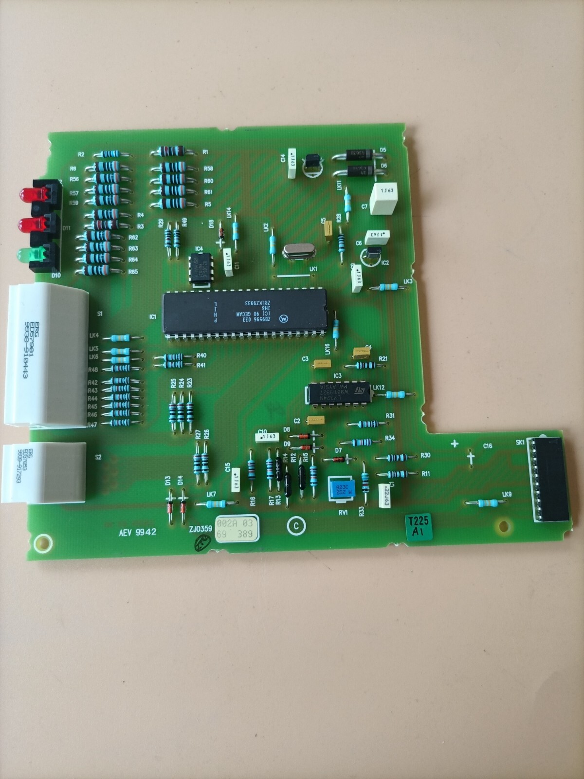 AEV9942 ZJ0359 ZJ8359 001 WA GEC ALSTHOM MCGG82H1CD0753E card