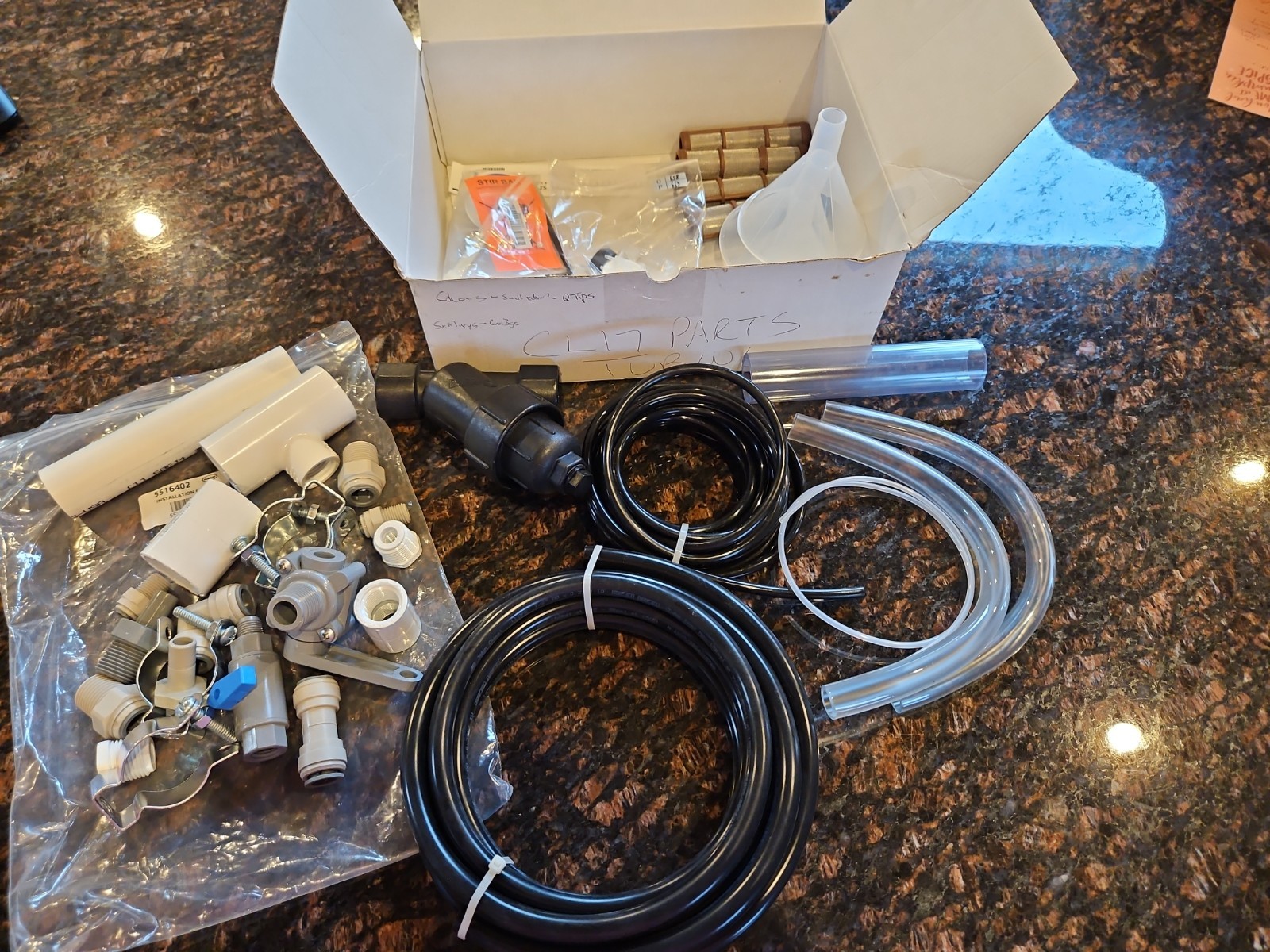 New Assorted Hach CL17 Pre-Assembly/Maintenance Kit Parts, See Photos