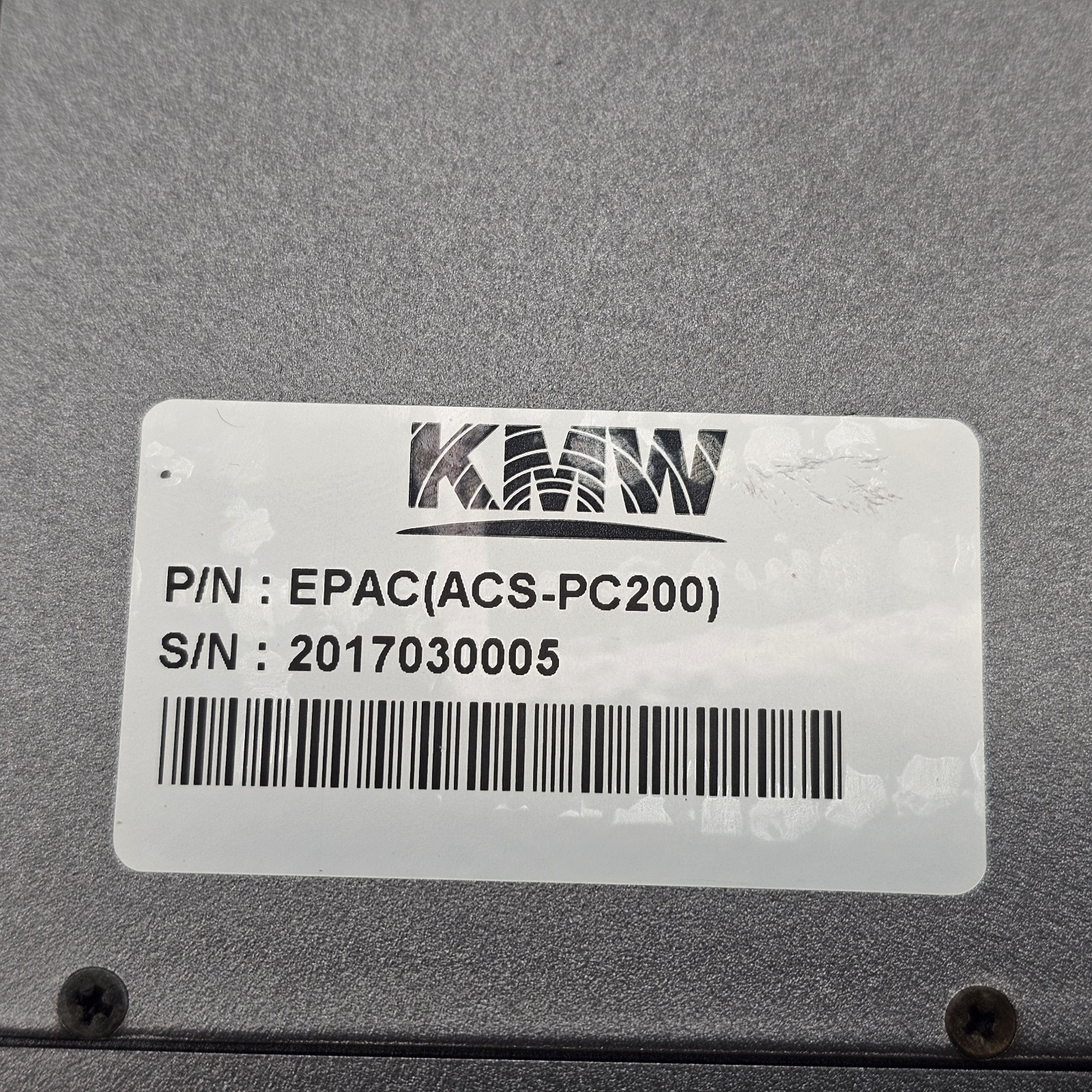 KMW EPAC ACS-PC200 Handheld, Enhanced Portable AISG Antenna Controller