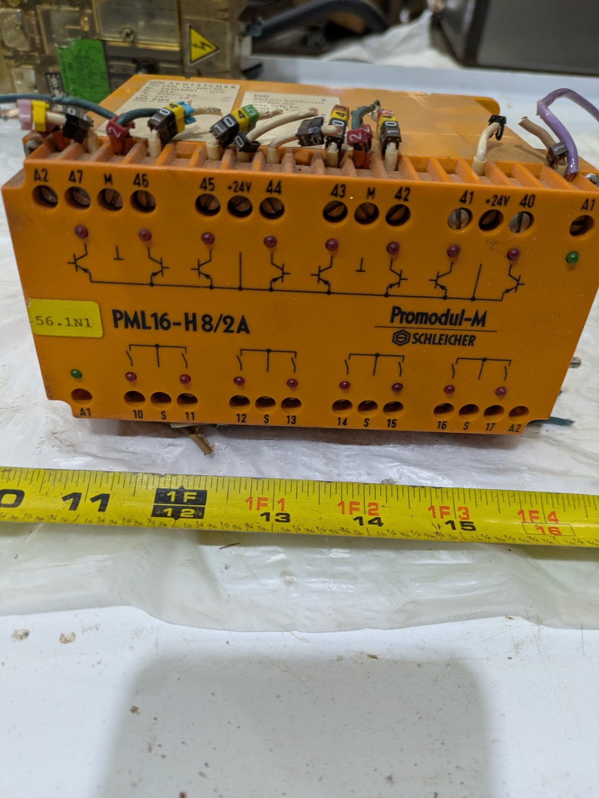 PROMODUL-M SCHLEICHER PML16-H8/2A 2-6A 24-250V VDE 0160 26104881 SCHNEIDER