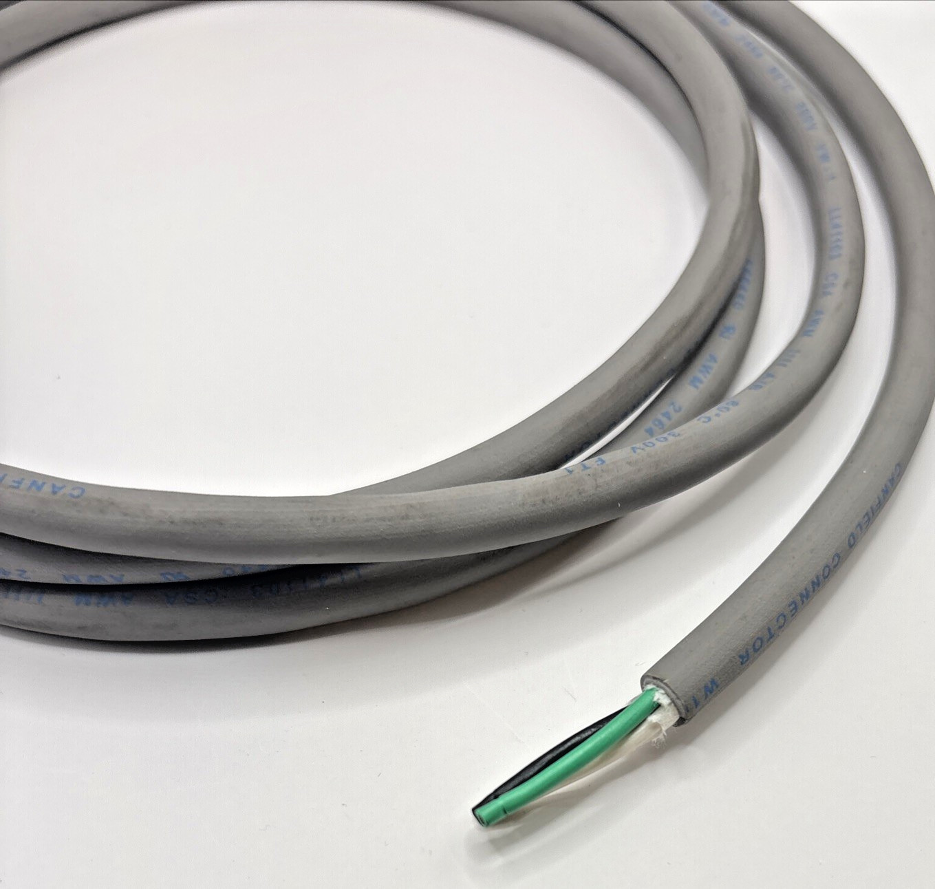 Canfield E66440 Connector Cable 60″, 18/3, 80C, 300V, *NEW*