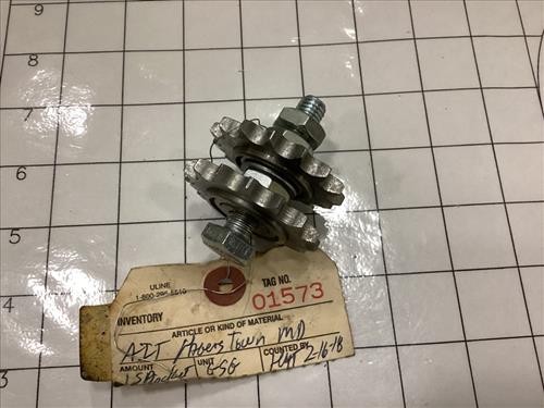 MARTIN SPROCKET & GEAR – 06A15 DOUBLE IDLER SPROCKET ASSEMBLY – ASSEMBLY, 06A15