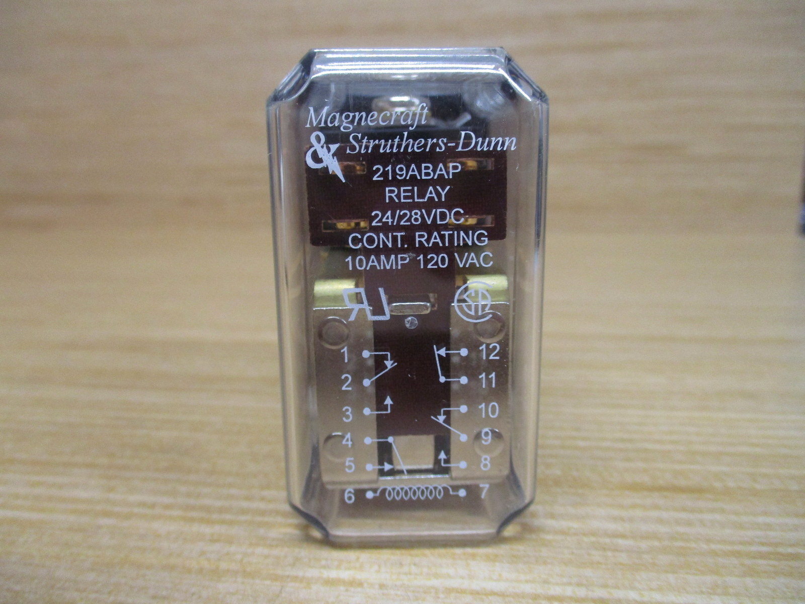 Struthers Dunn 219ABAP-24D Magnecraft Relay 219ABAP