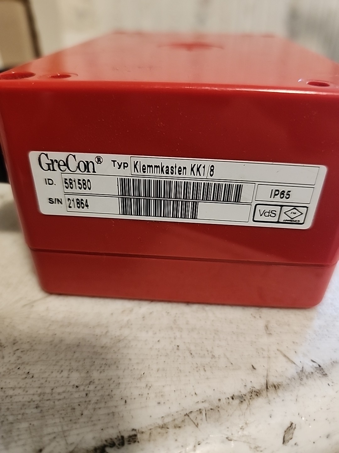 GRECON KK1/8 581580 Junction box /w 3x Lappkabel Olflex classic 110 H/05 3XO,75
