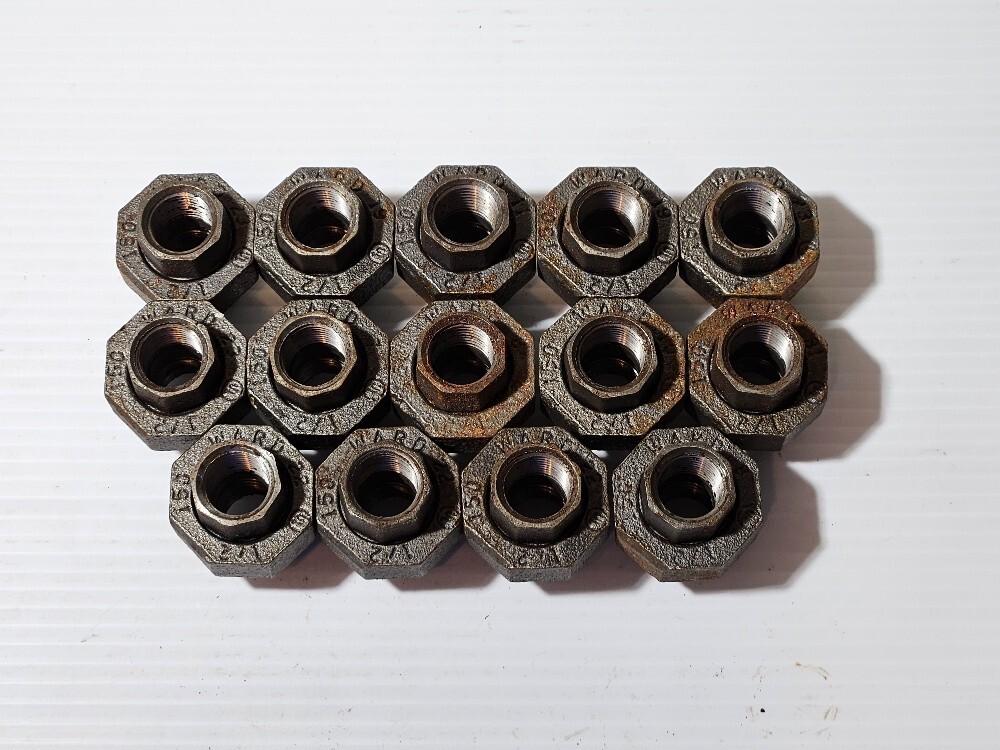 1 Ward Manufacturing D.BU 1/2″ NPT Pipe Union 150 lb 1/2 Brass Iron Seat Fitting