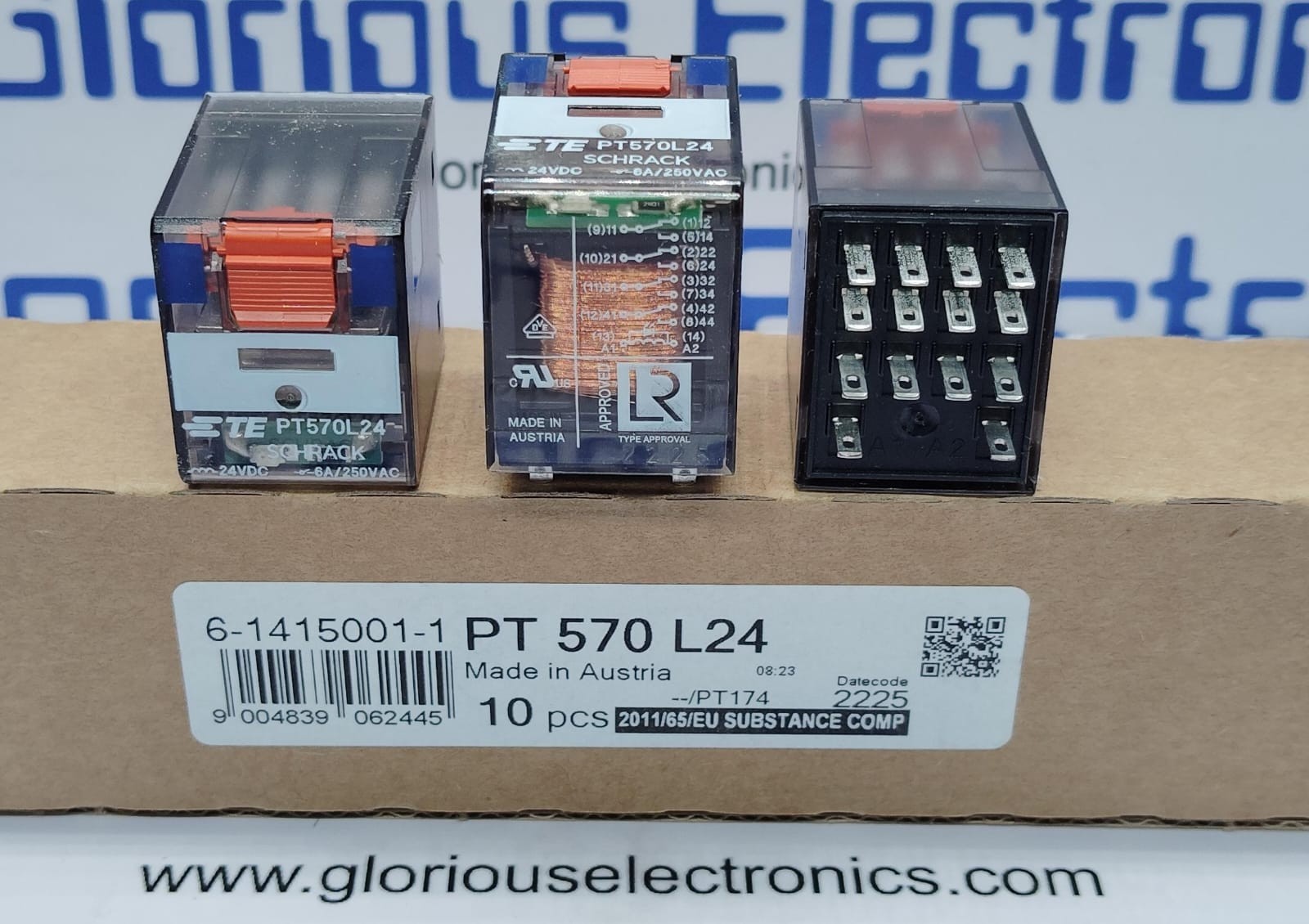 Qty 10 Pcs – PT570L24 – Schrack Make