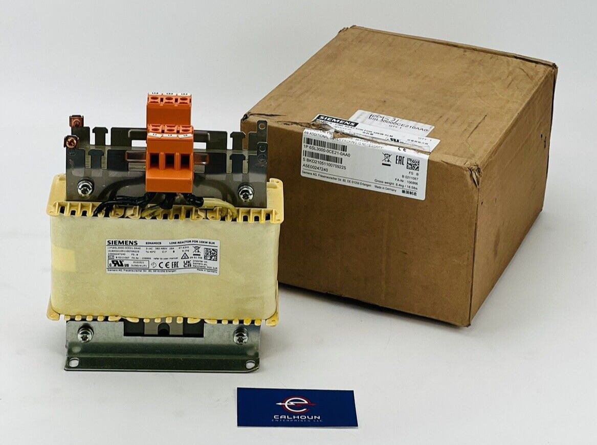 SIEMENS 6SL300-0CE21-0AA0 Line Reactor For 10KW SLM 28A 380-480V *WARRANTY*