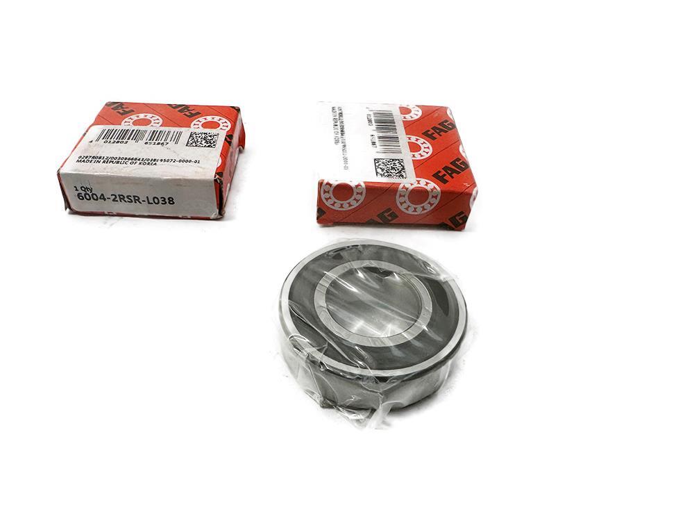 Lot of 2 Qty FAG 6004-2RSR-L038 Radial Groove Ball Bearing NEW FREE FAST SHIP