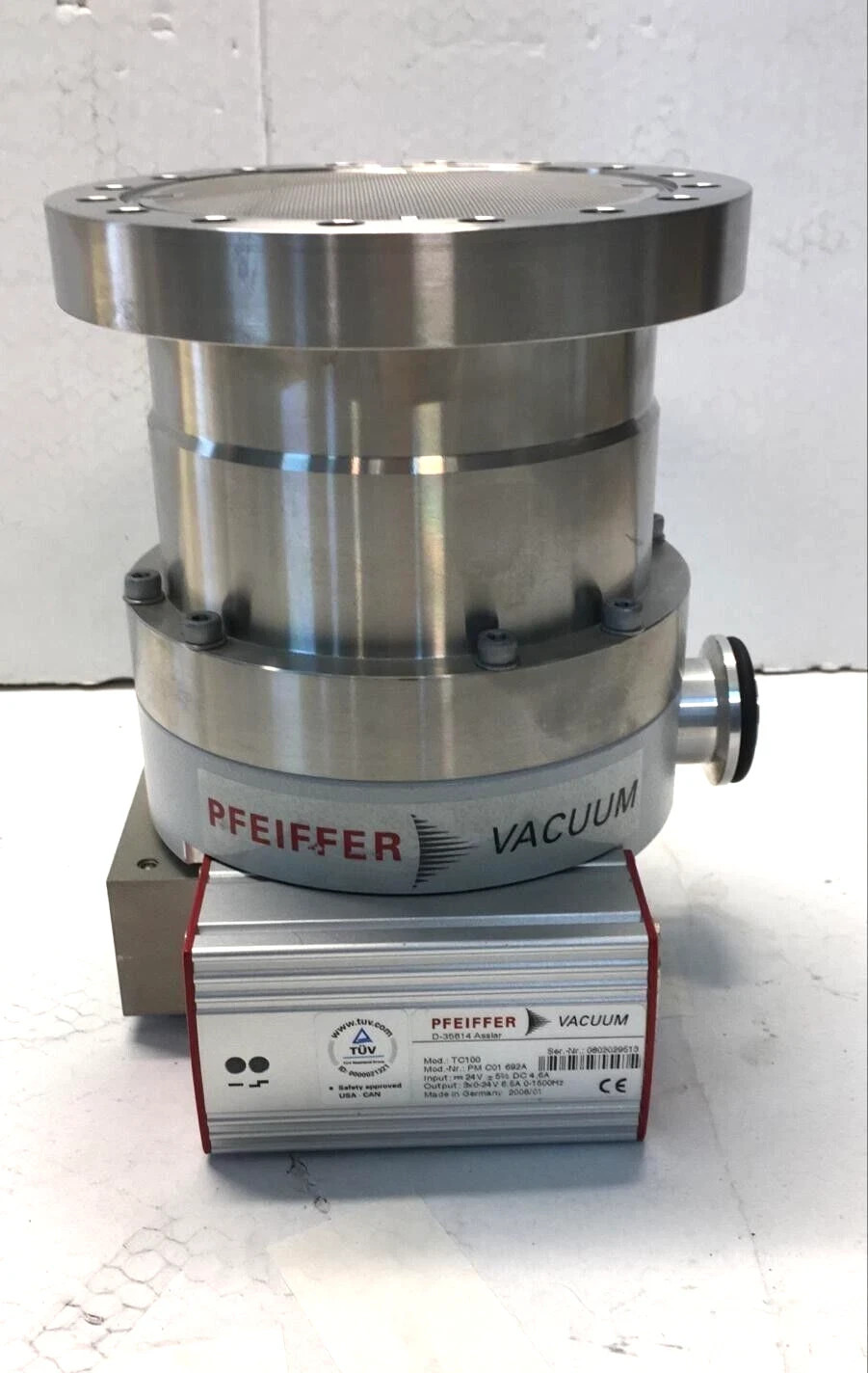 ✅ Pfeiffer Vacuum TMU 262 X TC100