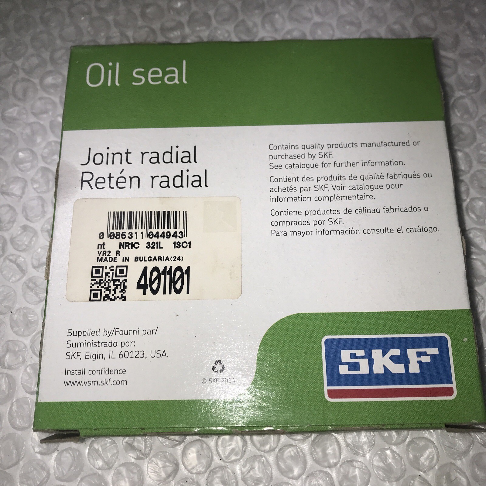 **SKF Oil Seal 401101, Joint Radial (Lot Of 13)#