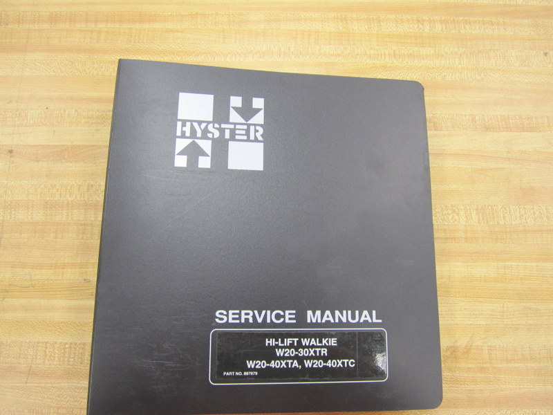 Hyster 897979 HI-Lift Walkie Manual Hy-897979