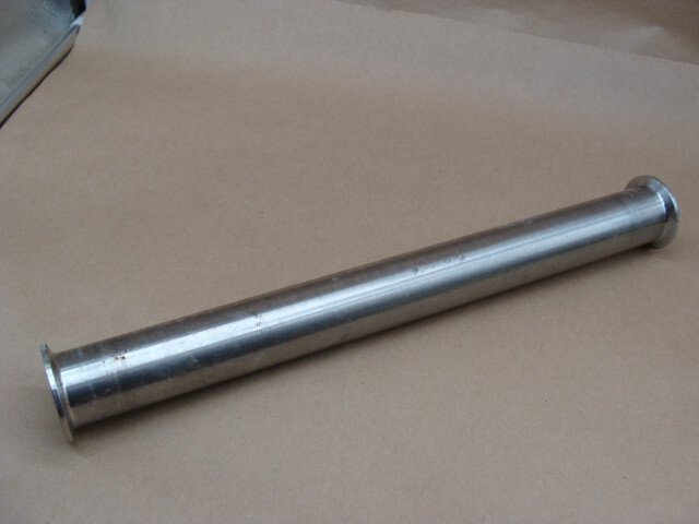 TRI-CLAMP SST SANITARY TUBE 15-1/8″ L X 1-3/8″ID X 2″ OD
