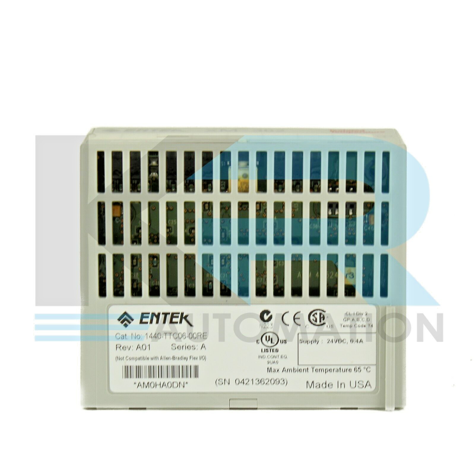 NEW Entek 1440-TTC06-00RE /A XM-362 Isolated Temperatur Module Rev A01