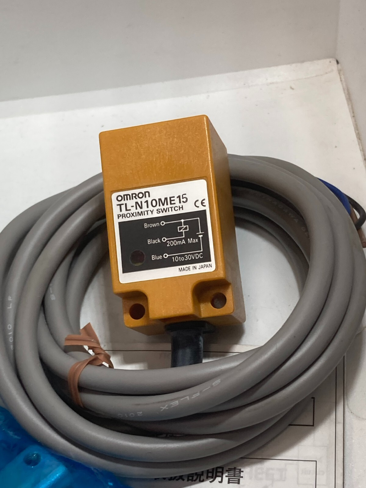 OMRON TL-N10ME15 PROXIMITY SWITCH 10-30VDC 10MM SENSING NPN NO NIB