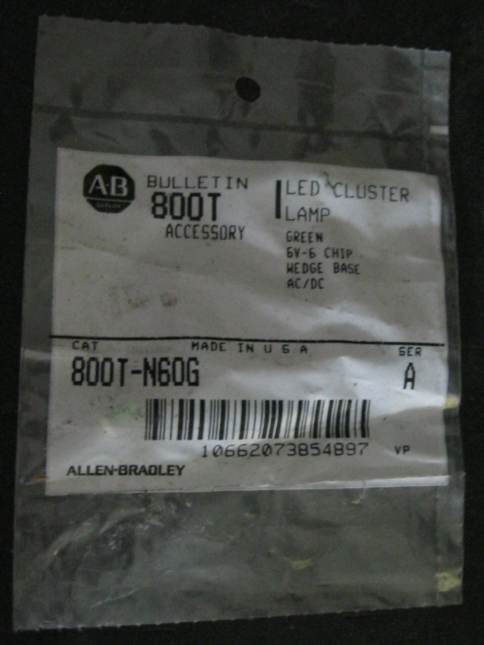 Allen-Bradley 800T-N60G LED Cluster Lamp Series A