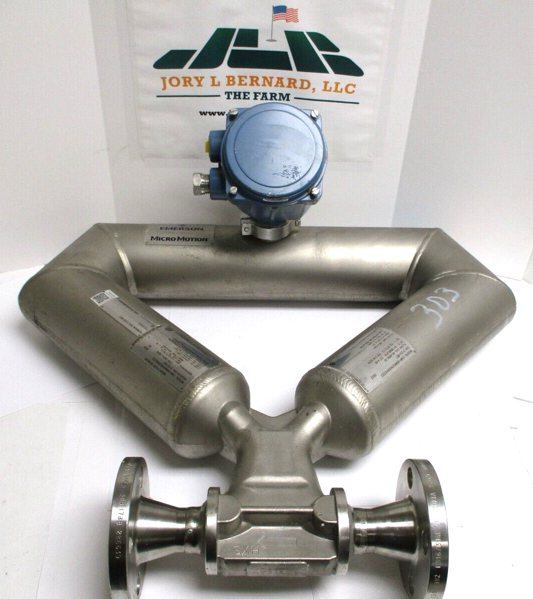 MICRO MOTION, CMF100M328N2BAEZZZ , 1″ 150 SST MASS FLOW SENSOR , SURPLUS