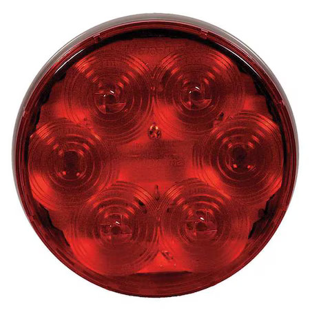 Maxxima M42344r Stop/Tail/Turn Light, Led, Red, 4-1/4 Dia