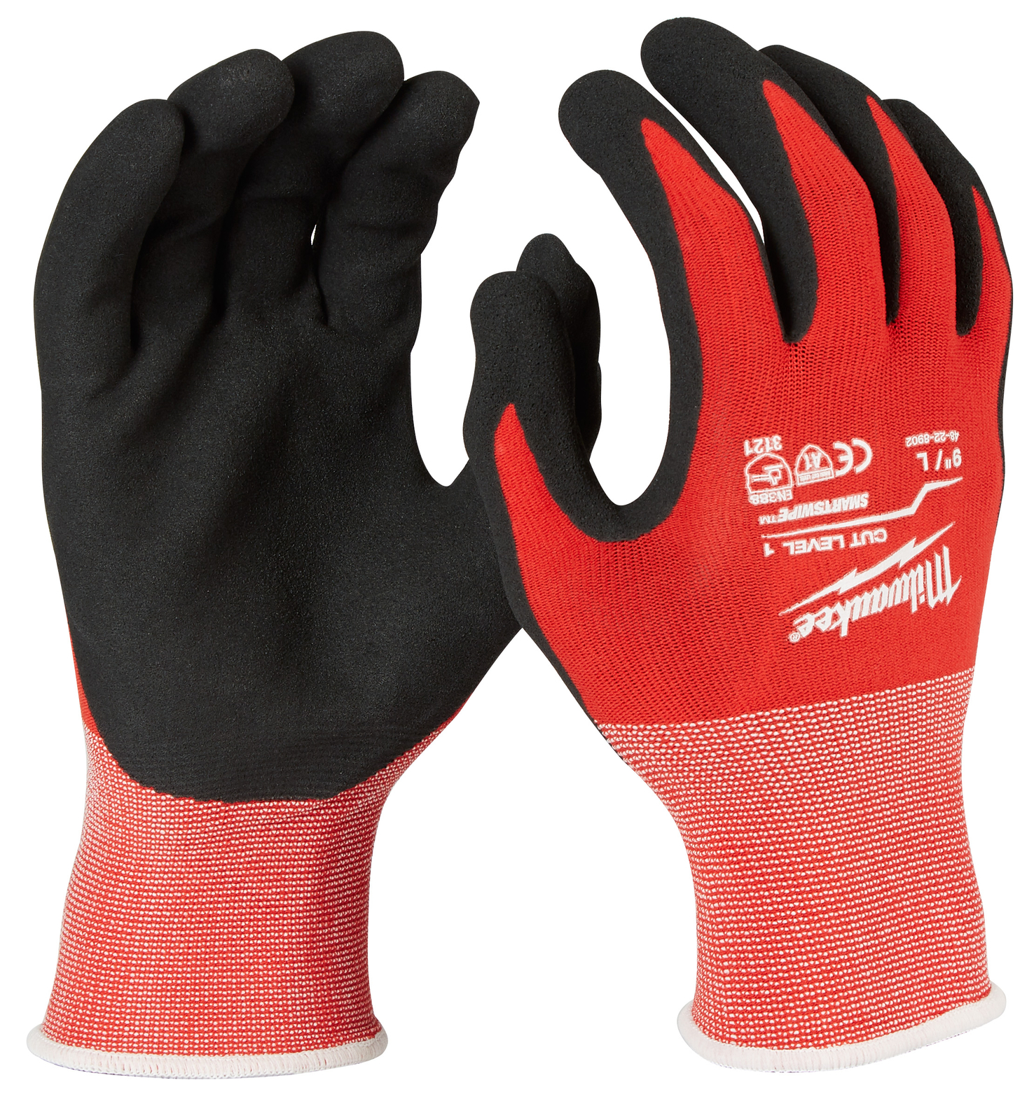 Milwaukee 48-22-8902 Cut Level 1 Nitrile Dipped Gloves (L), replacement for