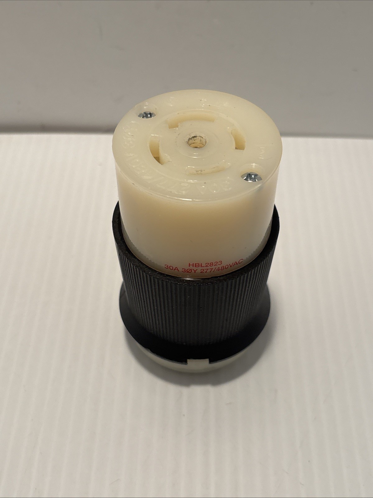 HUBBELL HBL2823, Twist-Lock Connector, 30A, 3 PH., 277/480V, 4-Pole, 5-Wire