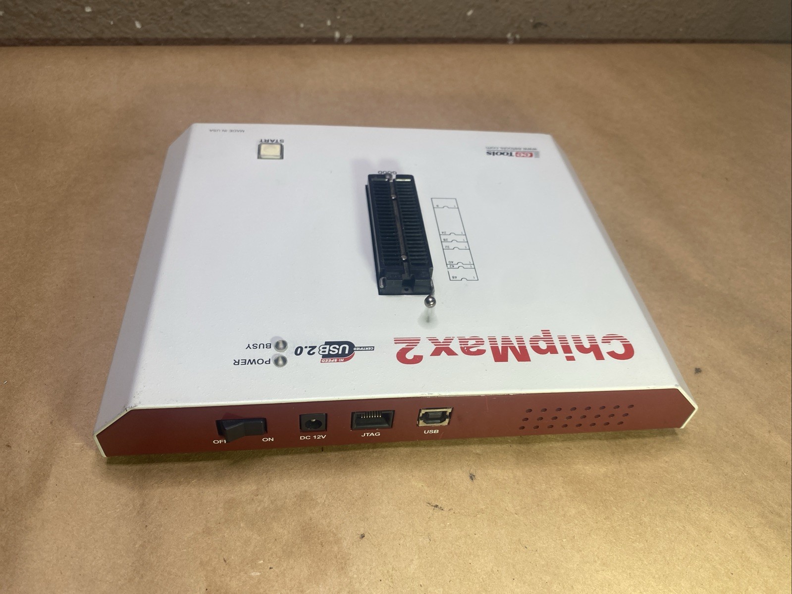 Chip Max2 Test unit. EE Tools(Hi Speed USB). Power cord (UNTESTED) Read