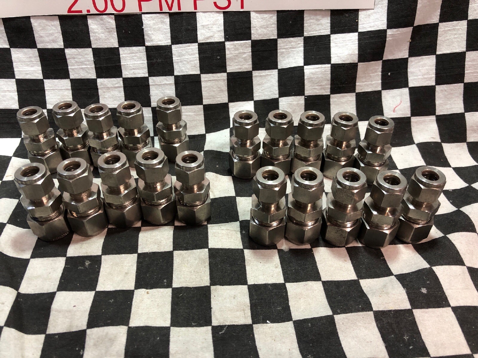 Swagelok Reducing Union 1/2″ x 3/8″, SS-810-6-6, SS81066, Lot Of 20, SHIPSAMEDAY