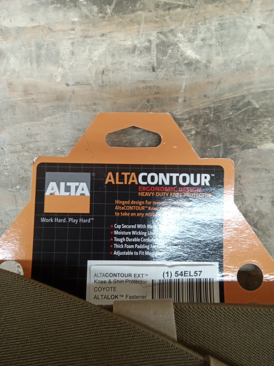 Alta 52953.14 Knee Pad And Shin Guard, Flexible, Foam Pad, Fabric Cap, Clip