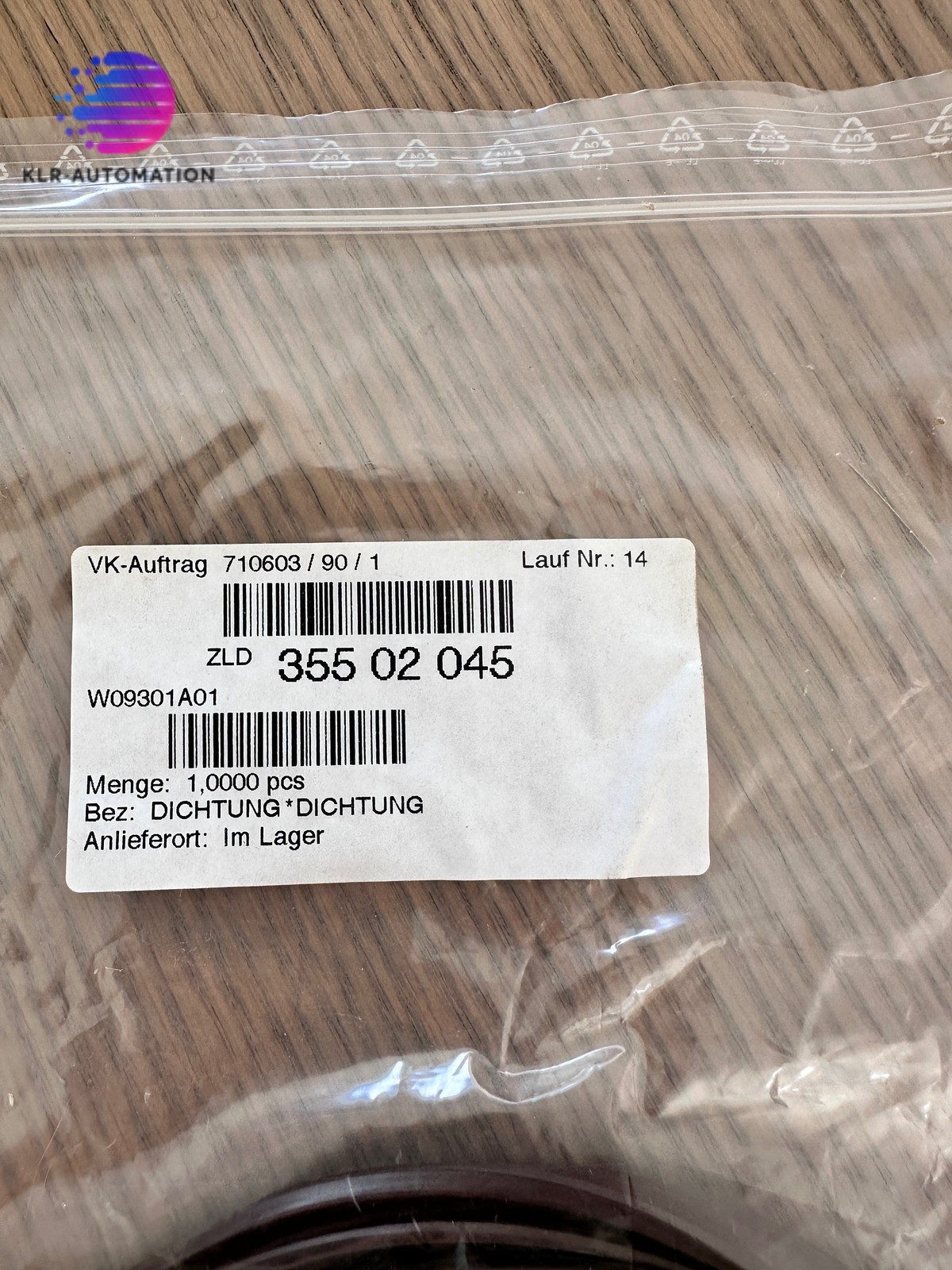 DMG MORI ZLD 355 02 045 Joint Gasket