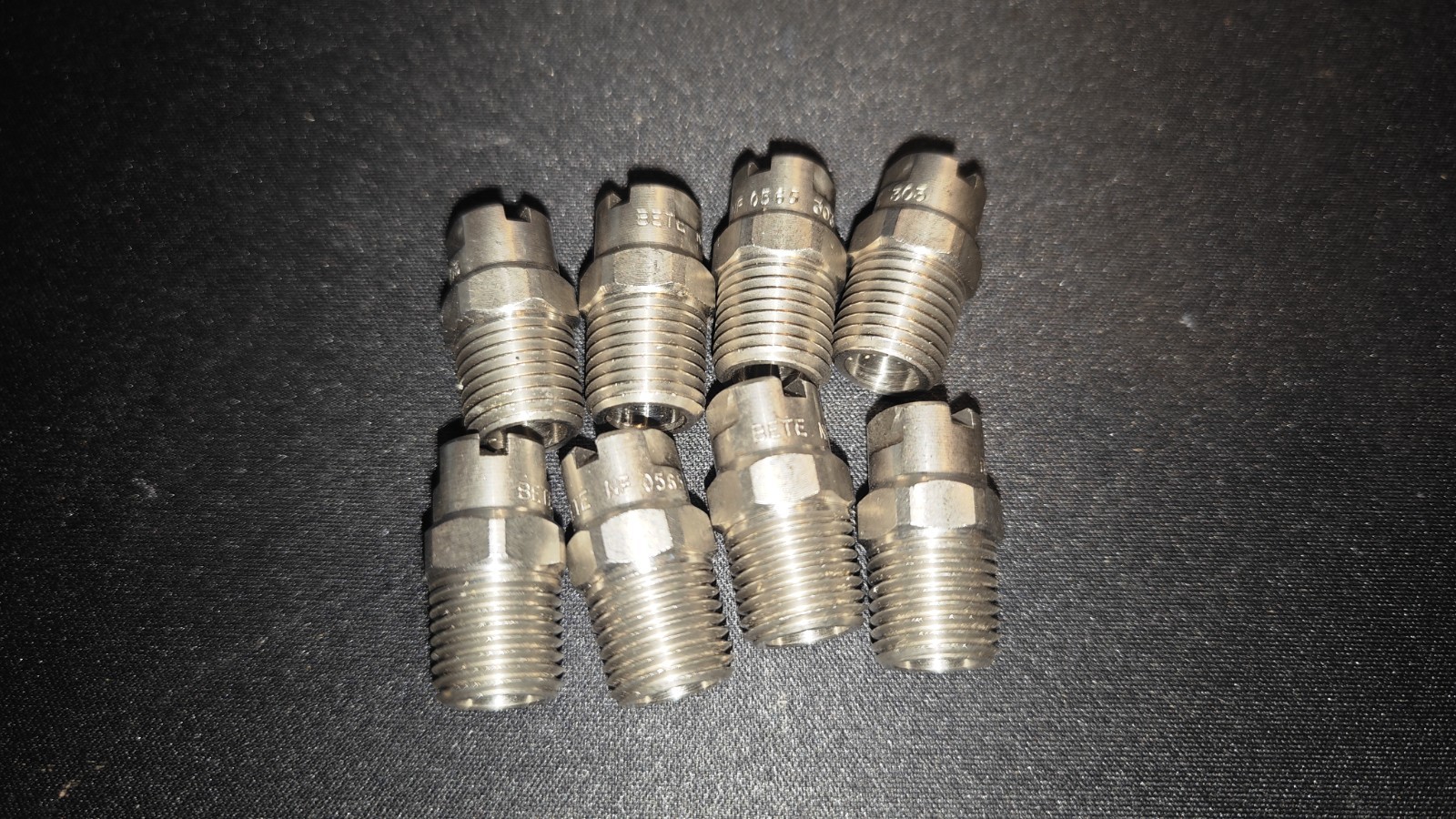 Bete NF 0565 303 Stainless Steel Nozzle (1/4″) lot of 8 pieces
